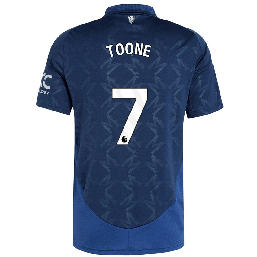 Danxen Enfant Maillot Ella Toone #7 Indigo Tenues Extérieur 2024/25 T-Shirt