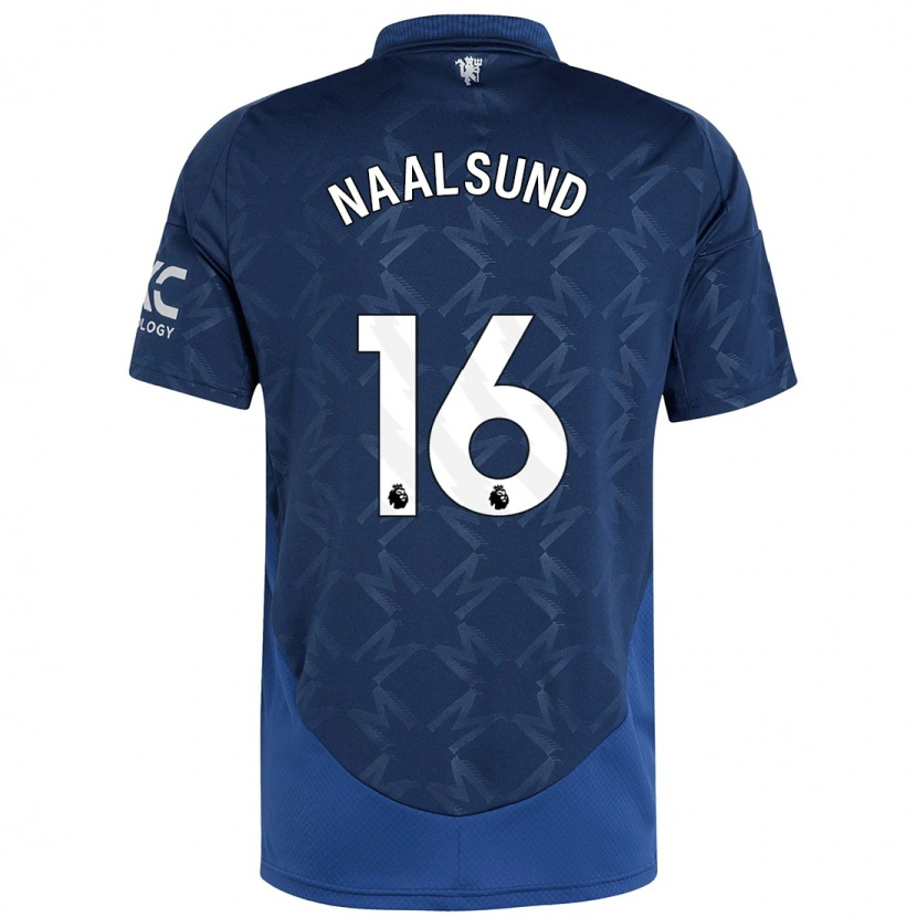 Danxen Enfant Maillot Lisa Naalsund #16 Indigo Tenues Extérieur 2024/25 T-Shirt