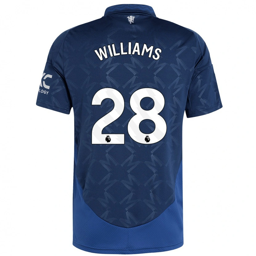 Danxen Enfant Maillot Rachel Williams #28 Indigo Tenues Extérieur 2024/25 T-Shirt