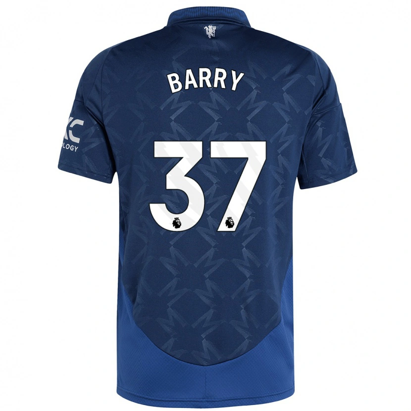 Danxen Enfant Maillot Keira Barry #37 Indigo Tenues Extérieur 2024/25 T-Shirt