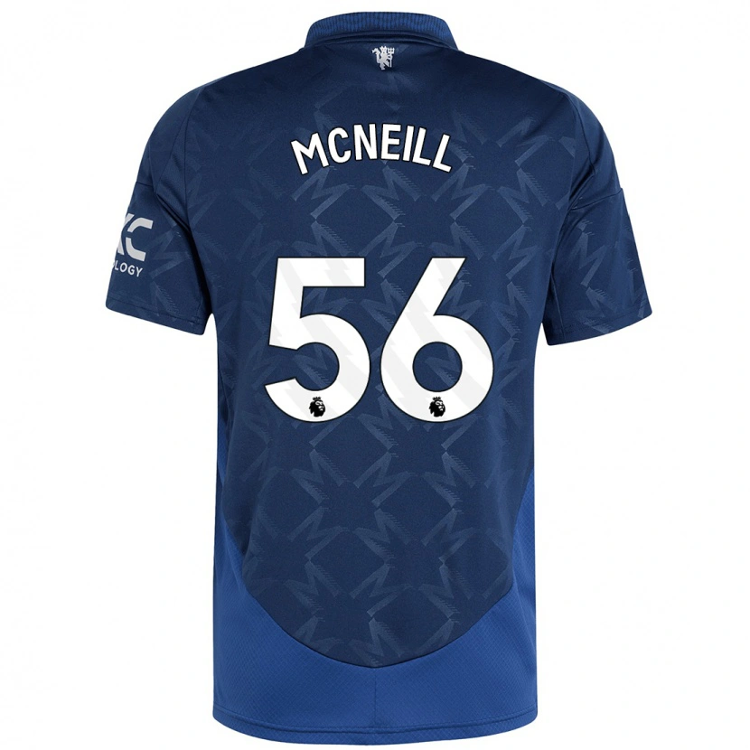 Danxen Enfant Maillot Charlie Mcneill #56 Indigo Tenues Extérieur 2024/25 T-Shirt