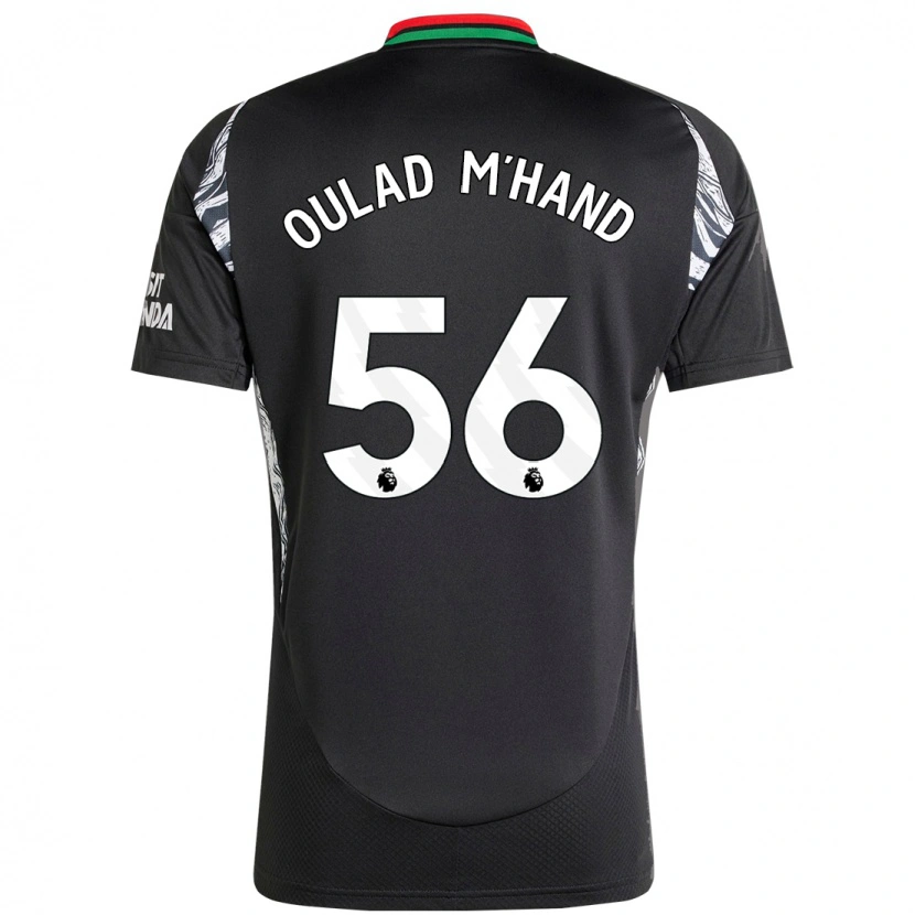 Danxen Enfant Maillot Salah-Eddine Oulad M'hand #56 Noir Tenues Extérieur 2024/25 T-Shirt