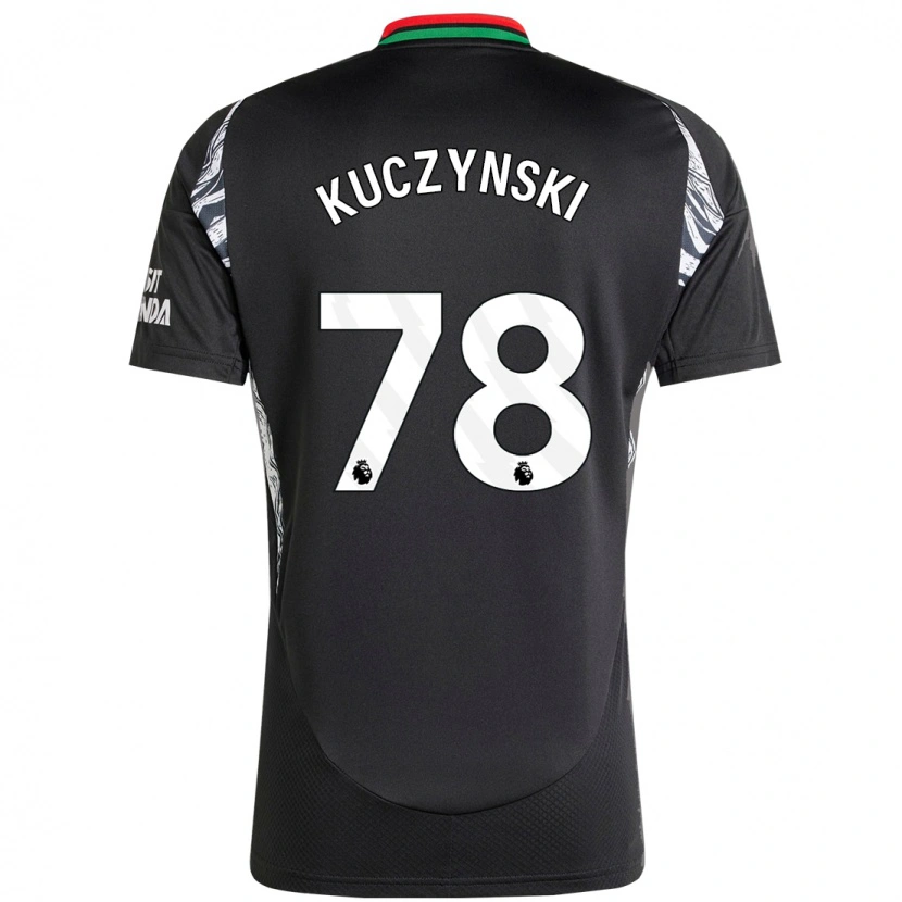 Danxen Enfant Maillot Max Kuczynski #78 Noir Tenues Extérieur 2024/25 T-Shirt