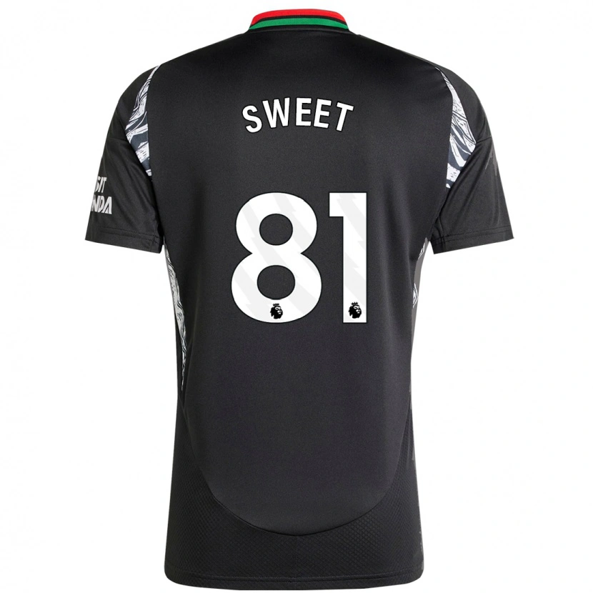 Danxen Enfant Maillot Will Sweet #81 Noir Tenues Extérieur 2024/25 T-Shirt