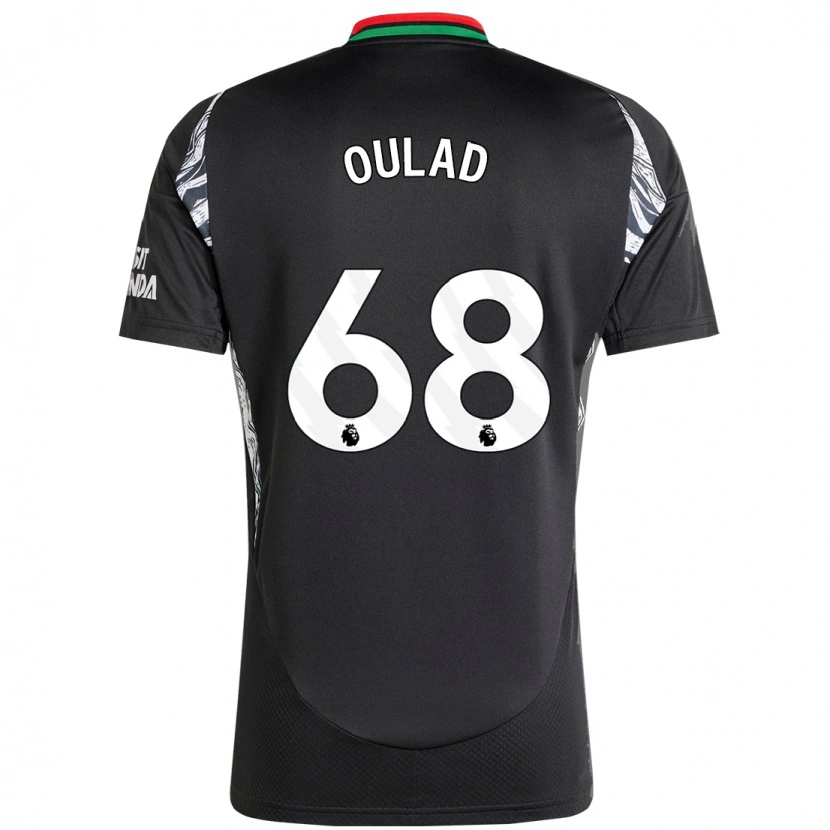 Danxen Enfant Maillot Salah-Eddine Oulad M'hand #68 Noir Tenues Extérieur 2024/25 T-Shirt