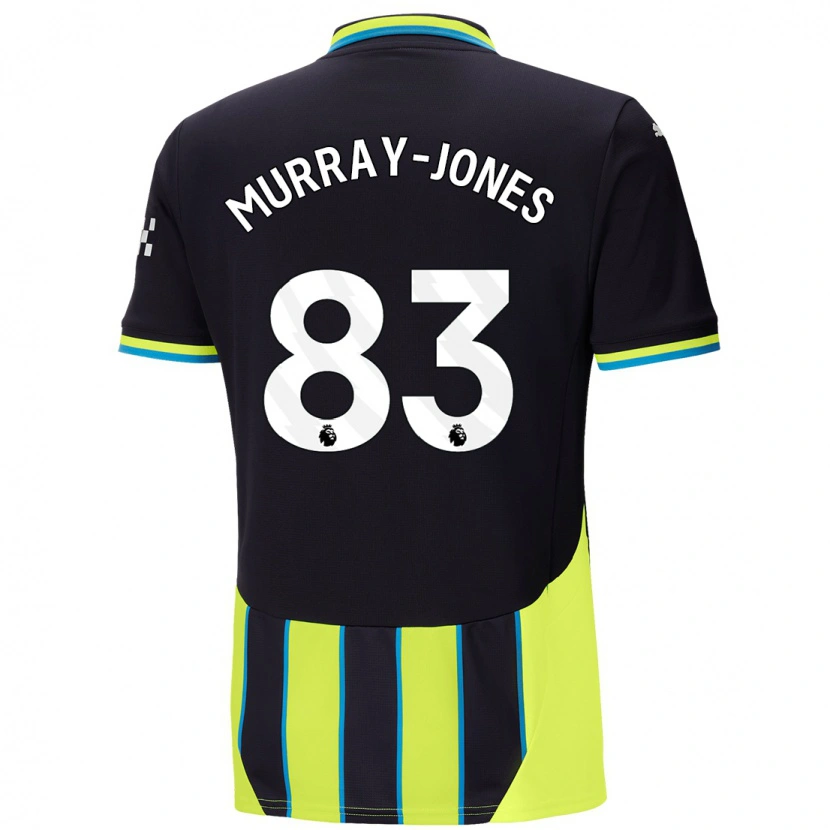 Danxen Enfant Maillot George Murray-Jones #83 Bleu Jaune Tenues Extérieur 2024/25 T-Shirt