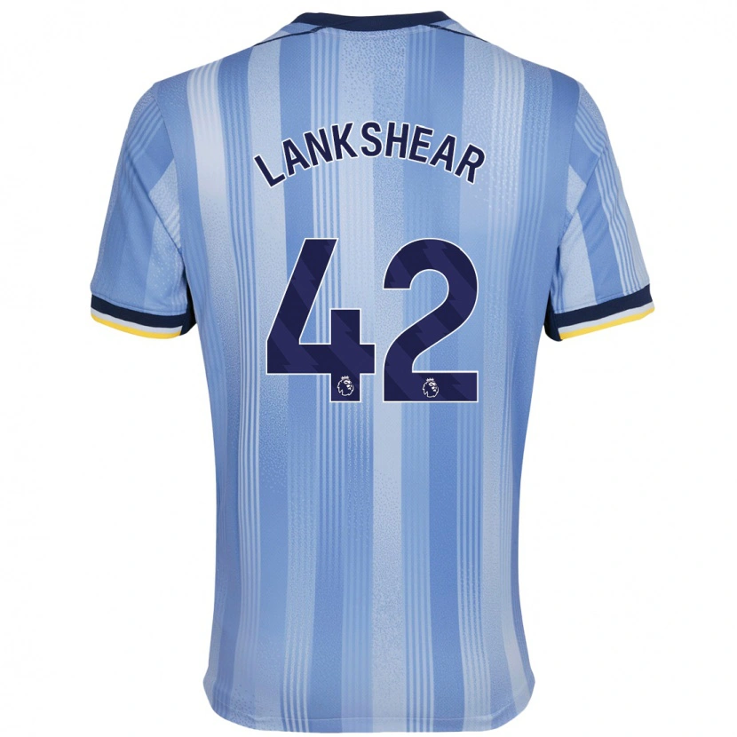 Danxen Enfant Maillot Will Lankshear #42 Bleu Clair Tenues Extérieur 2024/25 T-Shirt