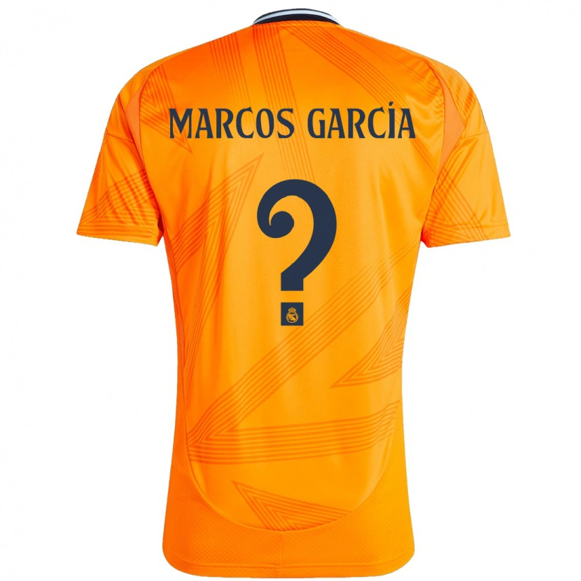 Danxen Enfant Maillot Marcos García #0 Orange Tenues Extérieur 2024/25 T-Shirt