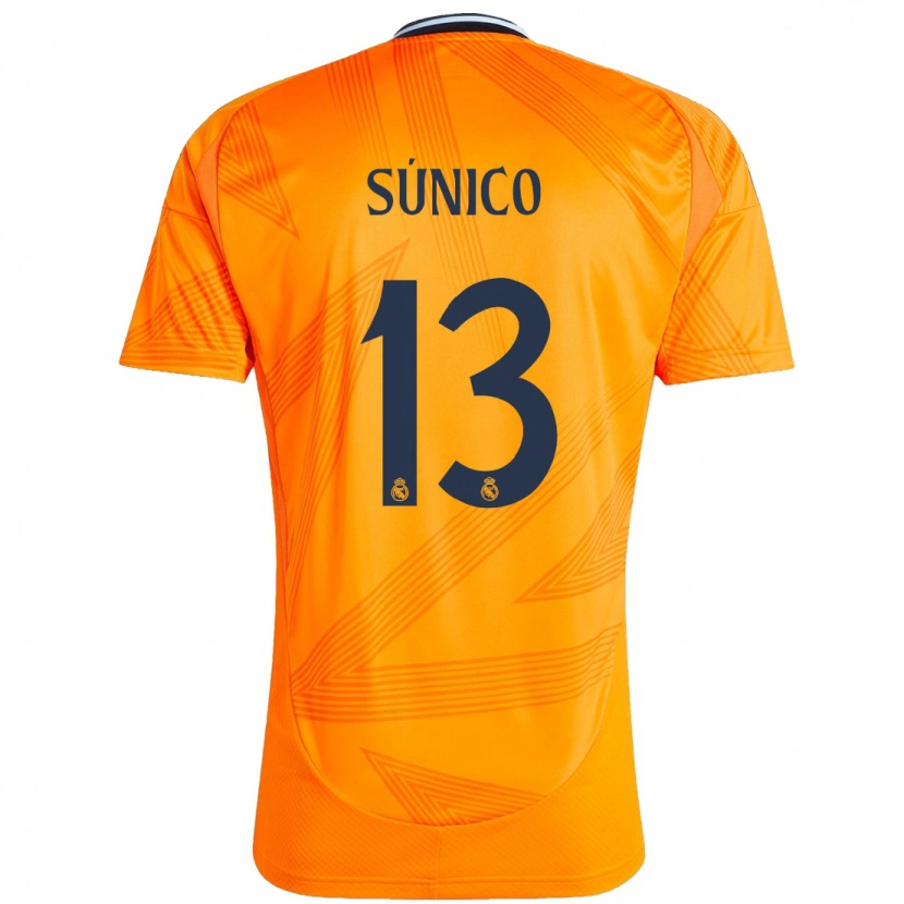 Danxen Enfant Maillot Guille Súnico #13 Orange Tenues Extérieur 2024/25 T-Shirt