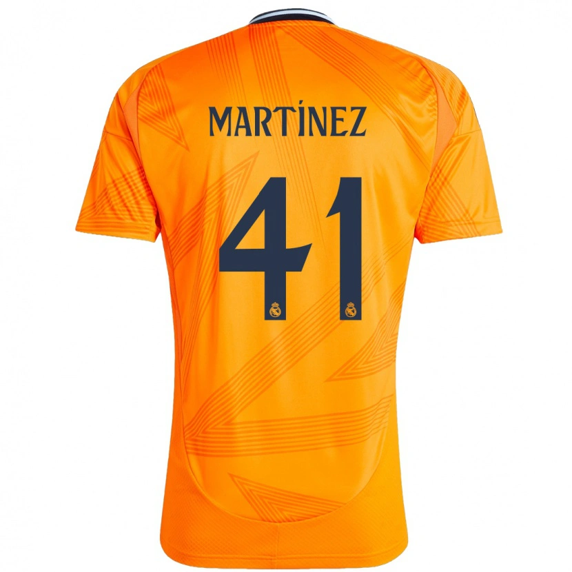 Danxen Enfant Maillot Joan Martínez #41 Orange Tenues Extérieur 2024/25 T-Shirt