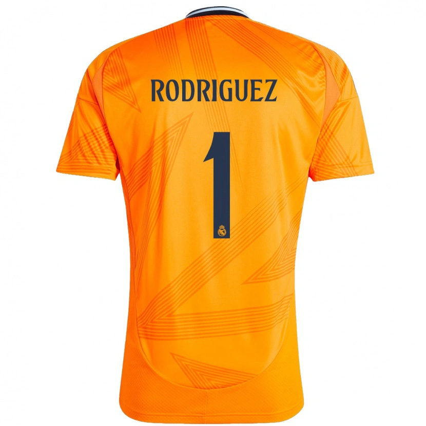 Danxen Enfant Maillot Misa Rodriguez #1 Orange Tenues Extérieur 2024/25 T-Shirt