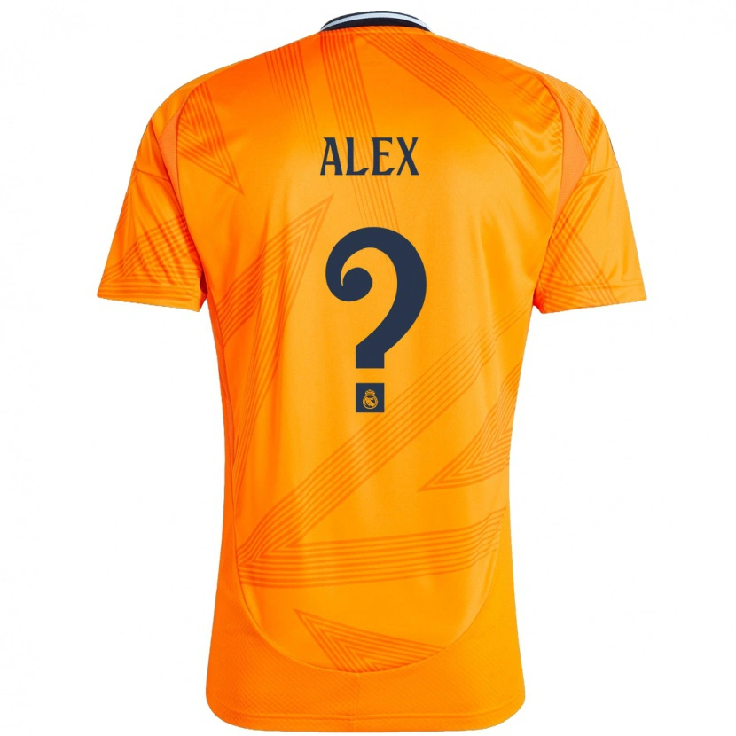 Danxen Enfant Maillot Alex Sanchez #0 Orange Tenues Extérieur 2024/25 T-Shirt