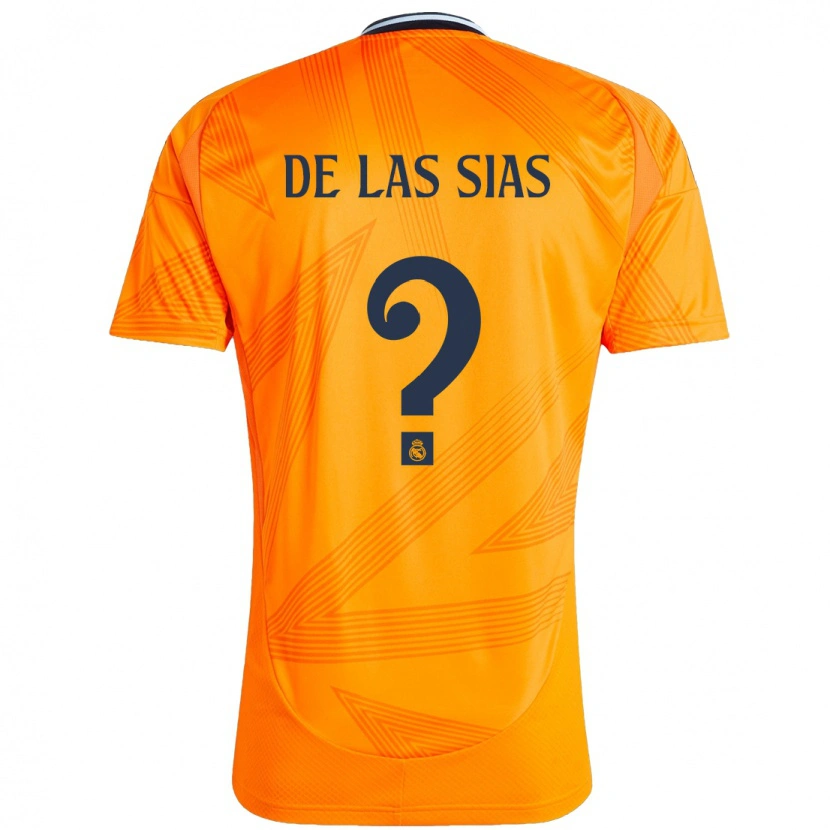 Danxen Enfant Maillot Marcos De Las Sias #0 Orange Tenues Extérieur 2024/25 T-Shirt