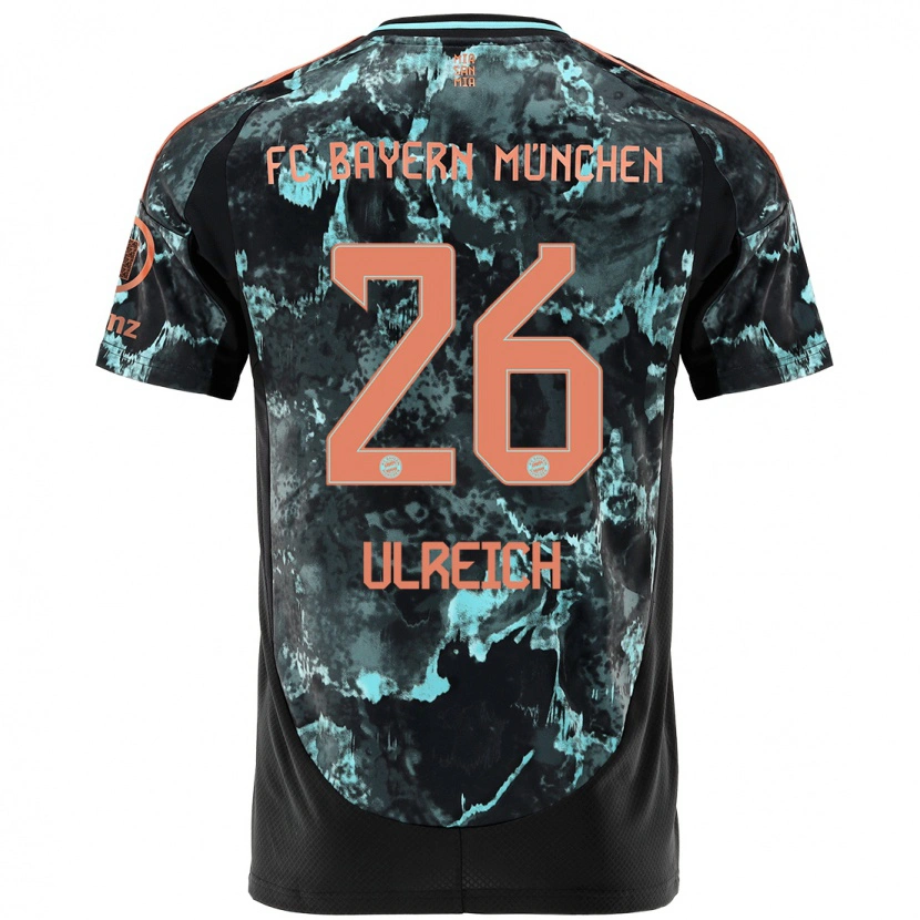 Danxen Enfant Maillot Sven Ulreich #26 Noir Tenues Extérieur 2024/25 T-Shirt