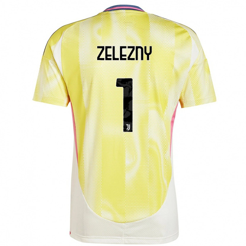 Danxen Enfant Maillot Radoslaw Zelezny #1 Jaune Solaire Tenues Extérieur 2024/25 T-Shirt