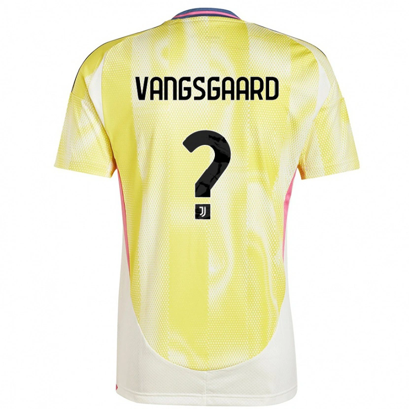 Danxen Enfant Maillot Amalie Vangsgaard #0 Jaune Solaire Tenues Extérieur 2024/25 T-Shirt