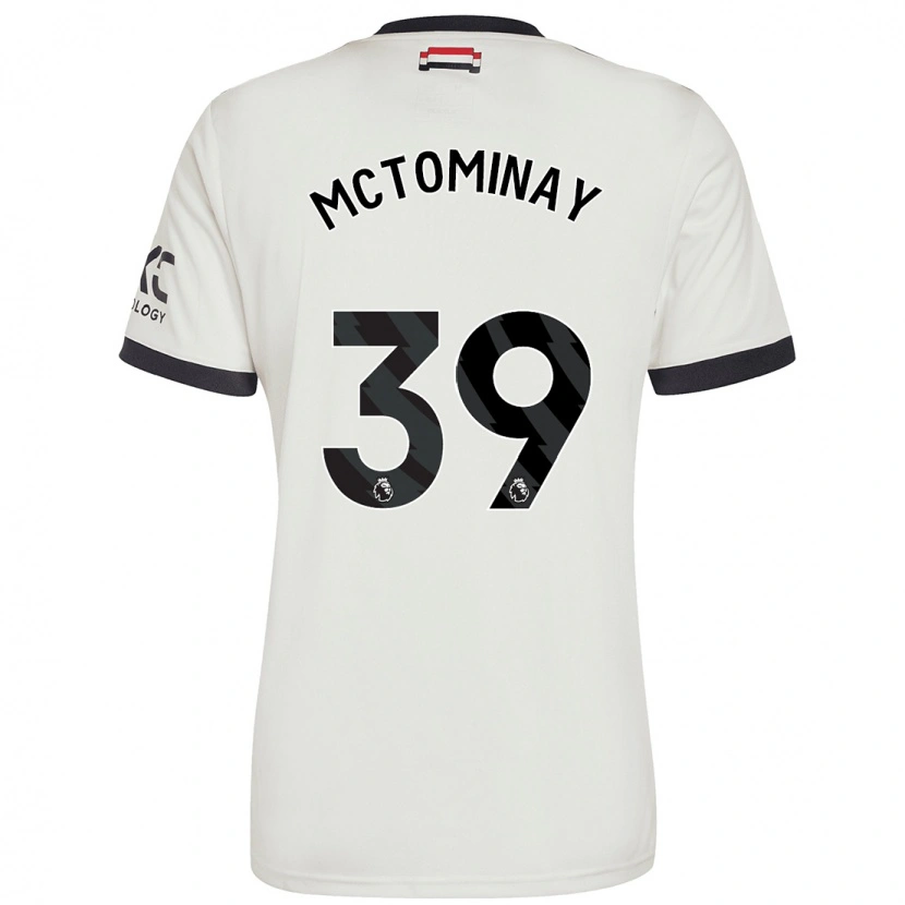 Danxen Enfant Maillot Scott Mctominay #39 Blanc Cassé Troisieme 2024/25 T-Shirt