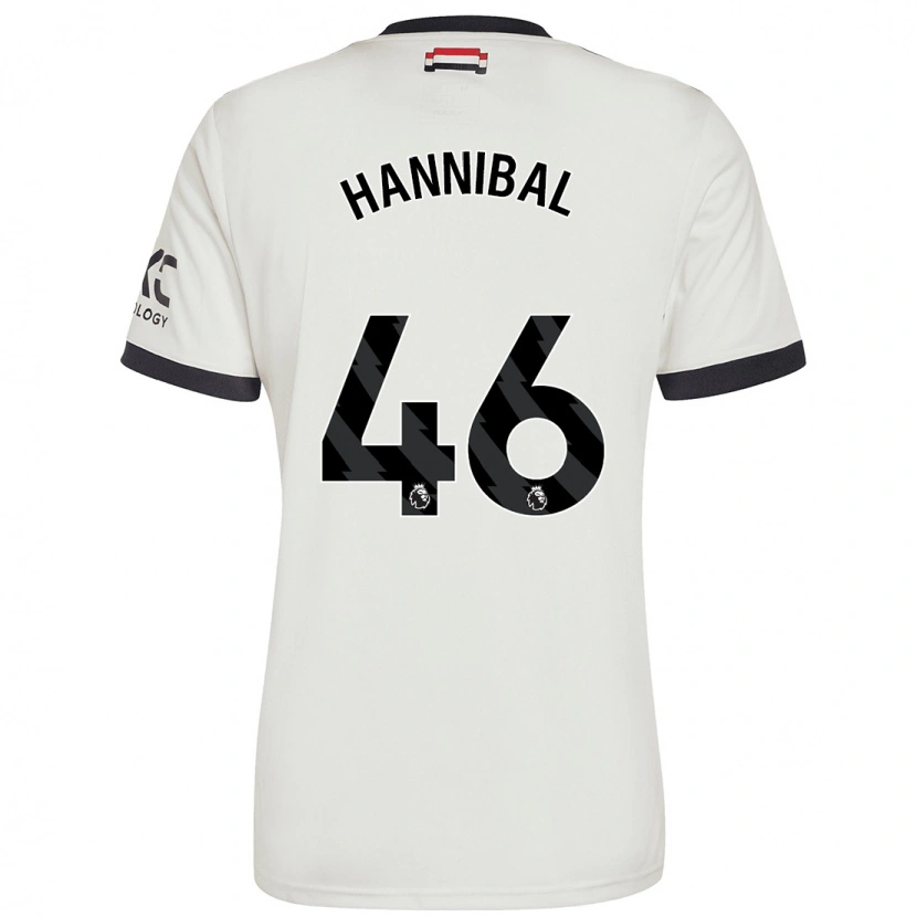 Danxen Enfant Maillot Hannibal #46 Blanc Cassé Troisieme 2024/25 T-Shirt