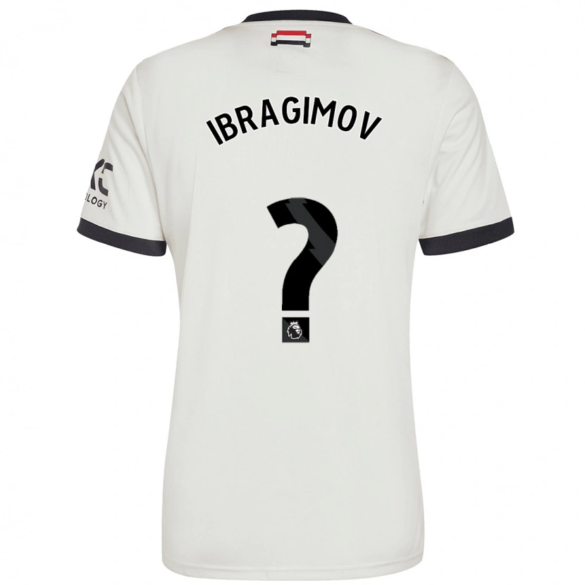 Danxen Enfant Maillot Amir Ibragimov #0 Blanc Cassé Troisieme 2024/25 T-Shirt