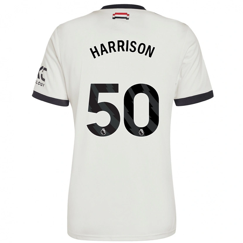 Danxen Enfant Maillot Elyh Harrison #50 Blanc Cassé Troisieme 2024/25 T-Shirt