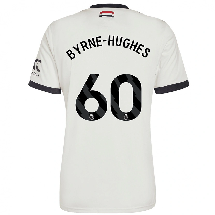 Danxen Enfant Maillot Cameron Byrne-Hughes #60 Blanc Cassé Troisieme 2024/25 T-Shirt