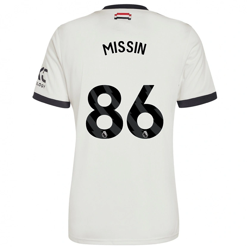 Danxen Enfant Maillot Ashton Missin #86 Blanc Cassé Troisieme 2024/25 T-Shirt