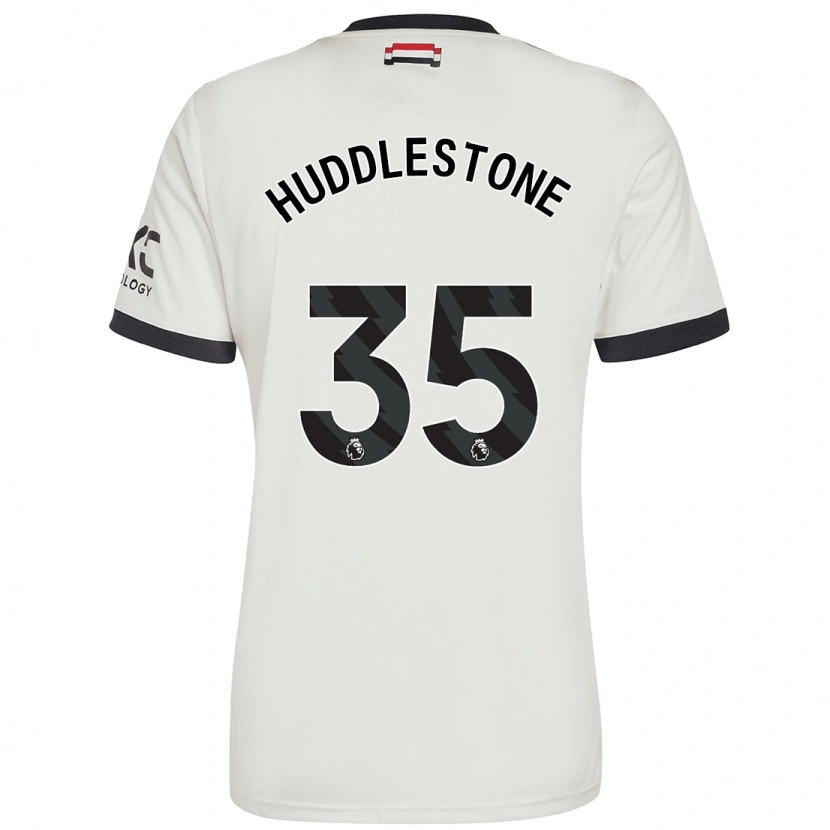 Danxen Enfant Maillot Tom Huddlestone #35 Blanc Cassé Troisieme 2024/25 T-Shirt