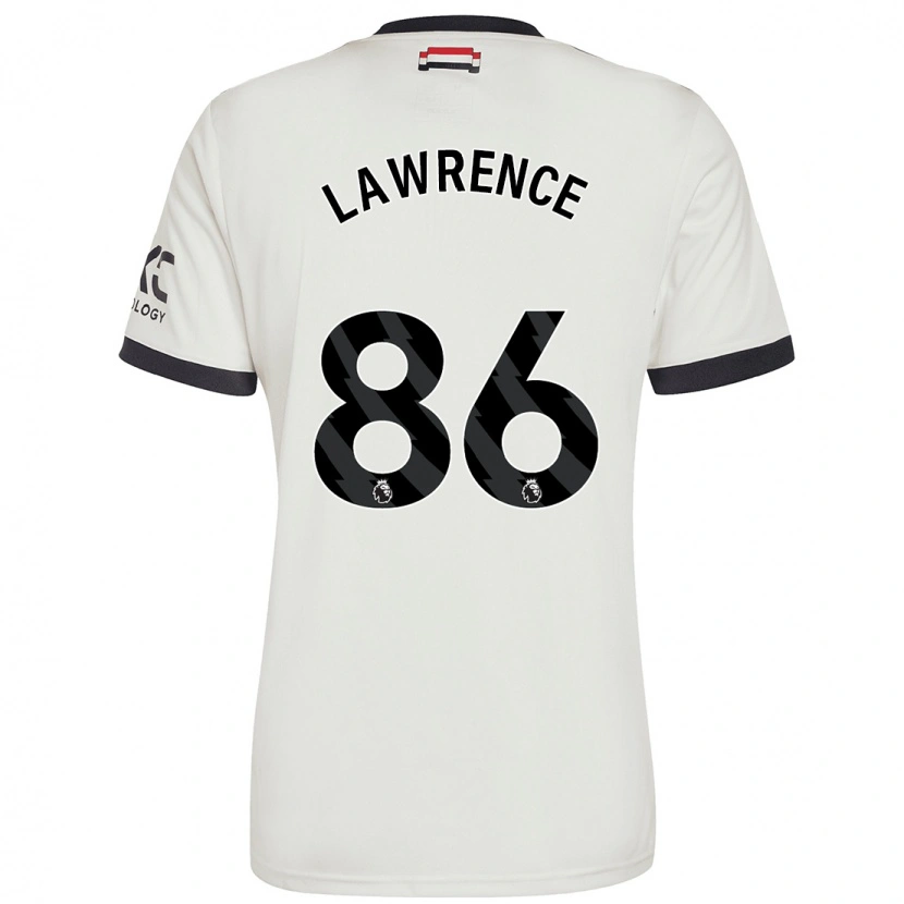 Danxen Enfant Maillot Marcus Lawrence #86 Blanc Cassé Troisieme 2024/25 T-Shirt