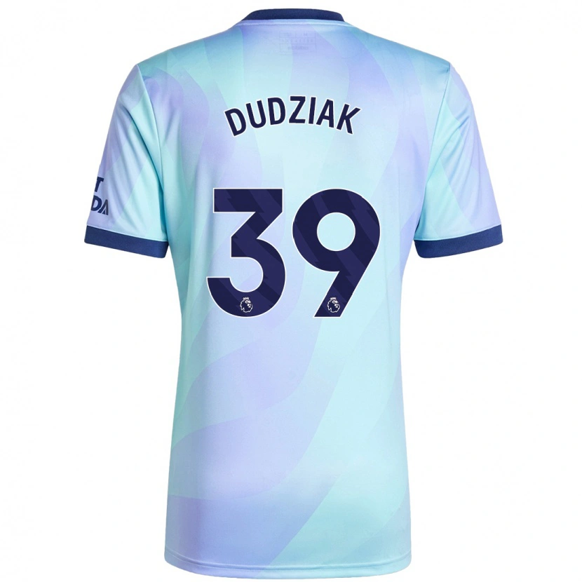 Danxen Enfant Maillot Harrison Dudziak #39 Aqua Troisieme 2024/25 T-Shirt