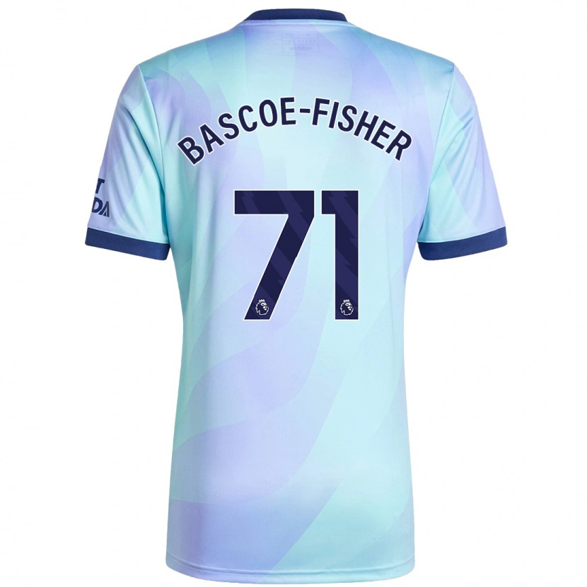 Danxen Enfant Maillot Jakai Bascoe-Fisher #71 Aqua Troisieme 2024/25 T-Shirt