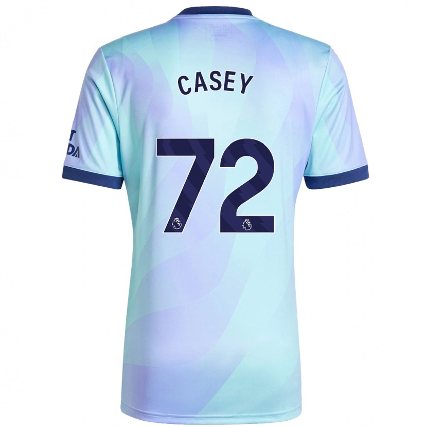 Danxen Enfant Maillot Dan Casey #72 Aqua Troisieme 2024/25 T-Shirt