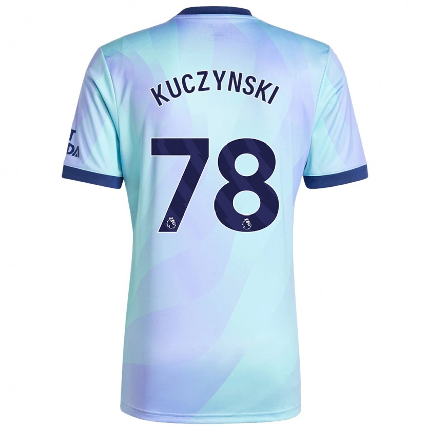 Danxen Enfant Maillot Max Kuczynski #78 Aqua Troisieme 2024/25 T-Shirt