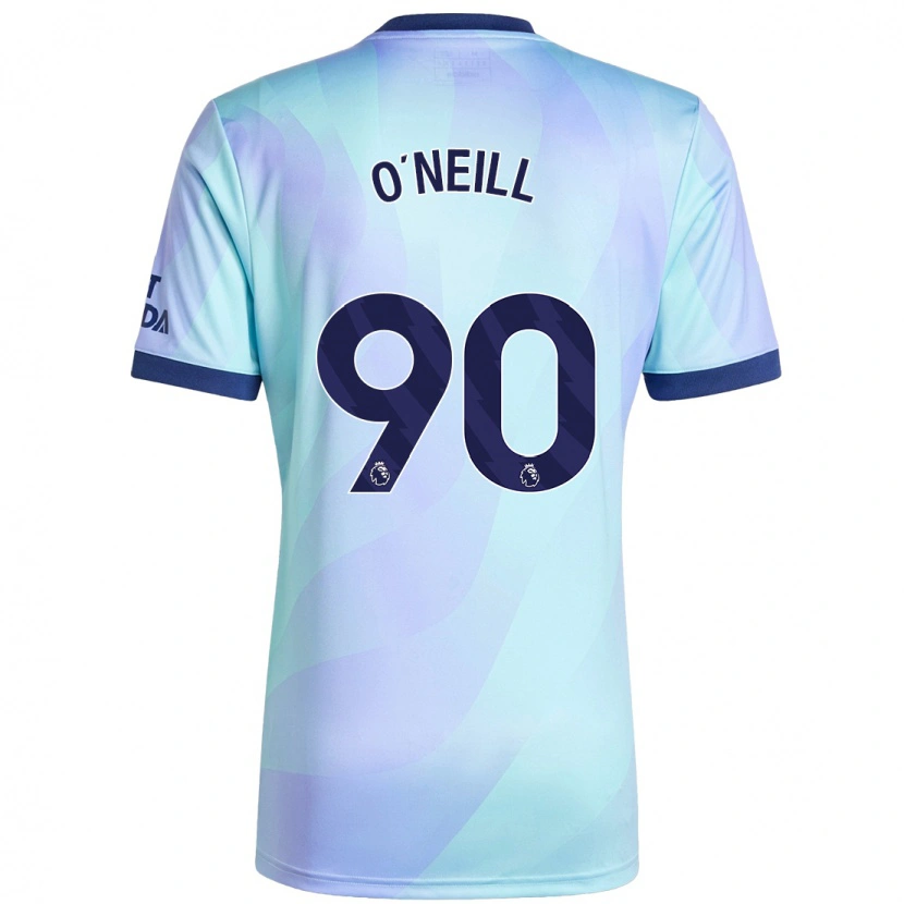 Danxen Enfant Maillot Ceadach O'neill #90 Aqua Troisieme 2024/25 T-Shirt