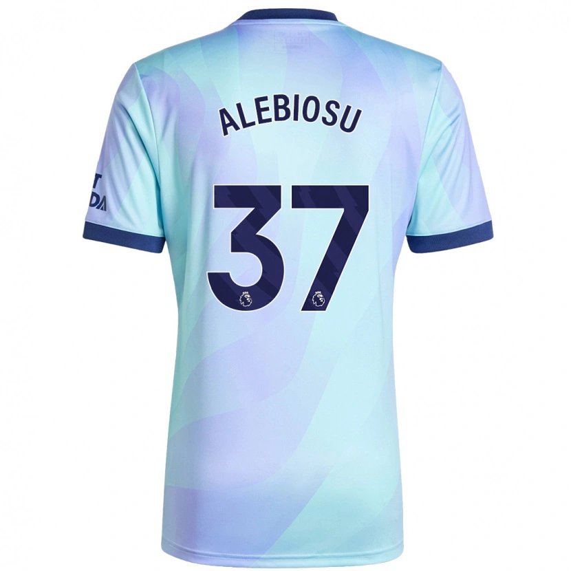 Danxen Enfant Maillot Ryan Alebiosu #37 Aqua Troisieme 2024/25 T-Shirt