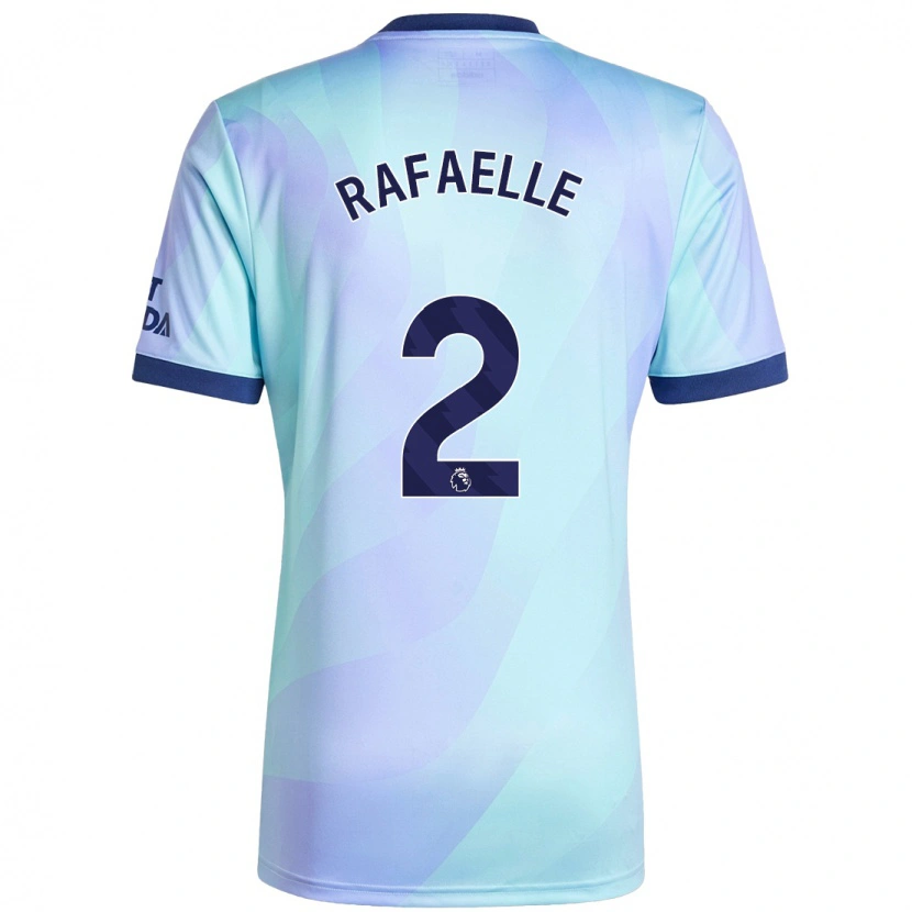 Danxen Enfant Maillot Rafaelle Souza #2 Aqua Troisieme 2024/25 T-Shirt