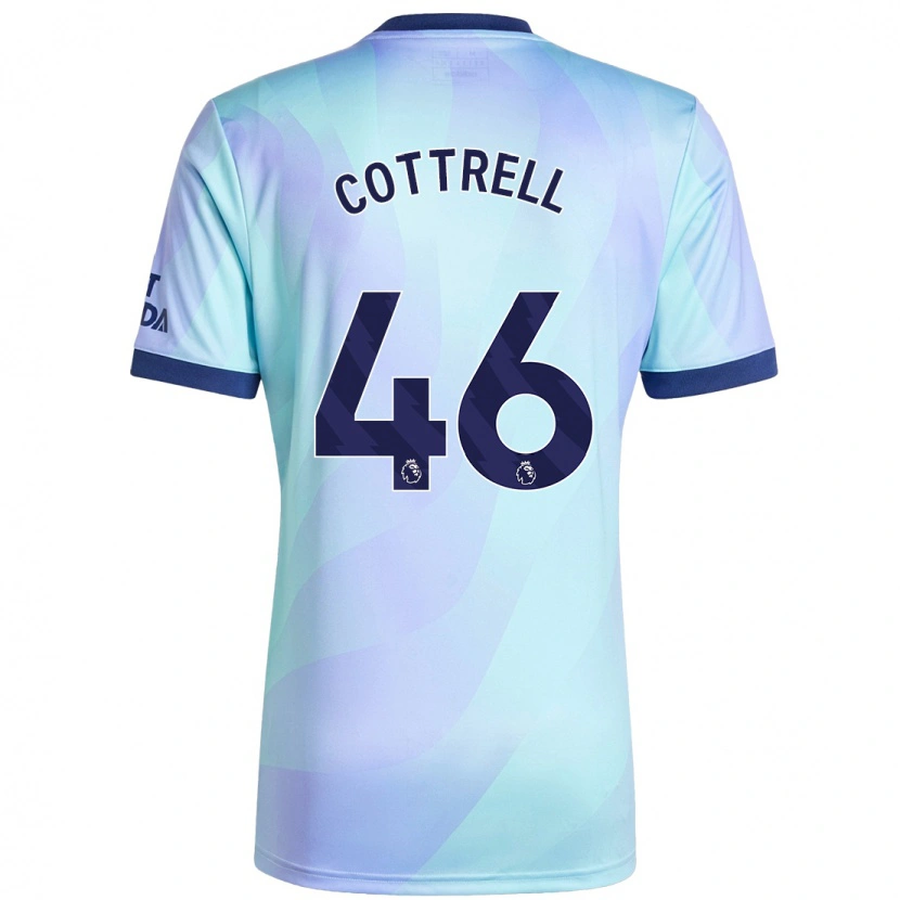 Danxen Enfant Maillot Ben Cottrell #46 Aqua Troisieme 2024/25 T-Shirt