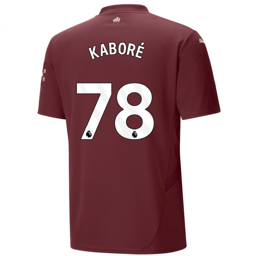 Danxen Enfant Maillot Issa Kaboré #78 Marron Troisieme 2024/25 T-Shirt