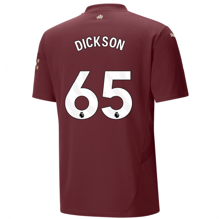 Danxen Enfant Maillot Will Dickson #65 Marron Troisieme 2024/25 T-Shirt