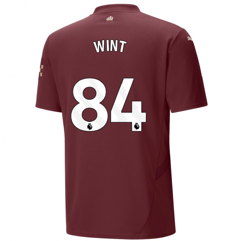 Danxen Enfant Maillot Jack Wint #84 Marron Troisieme 2024/25 T-Shirt