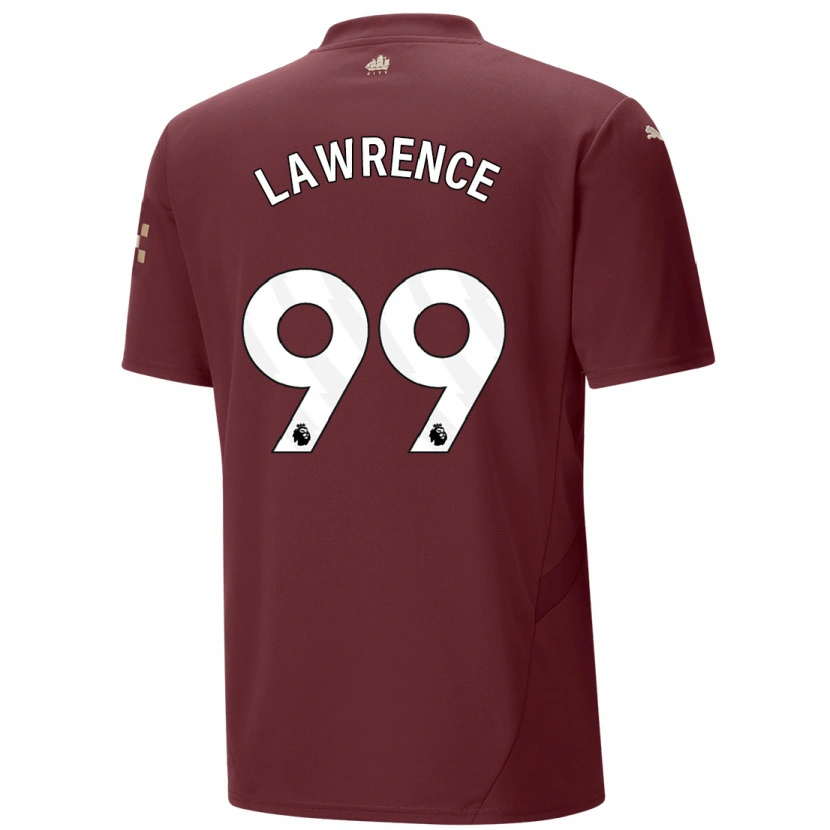 Danxen Enfant Maillot Emilio Lawrence #99 Marron Troisieme 2024/25 T-Shirt