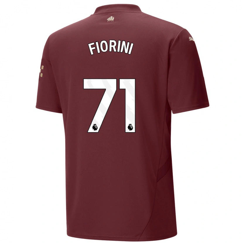 Danxen Enfant Maillot Lewis Fiorini #71 Marron Troisieme 2024/25 T-Shirt