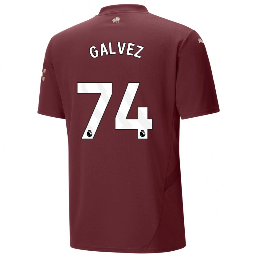 Danxen Enfant Maillot Tomas Galvez #74 Marron Troisieme 2024/25 T-Shirt