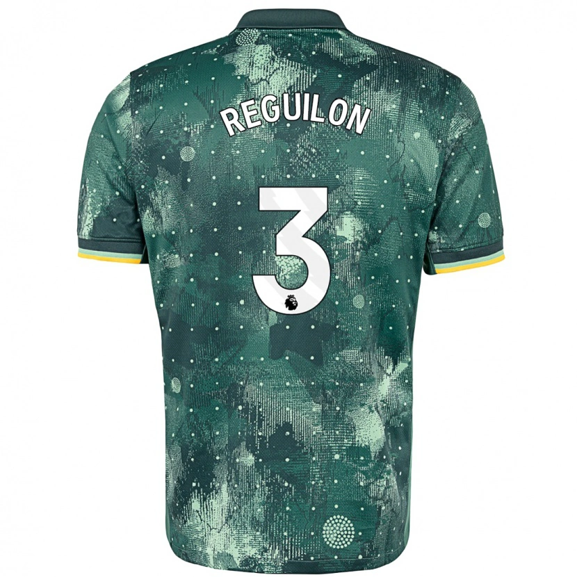 Danxen Enfant Maillot Sergio Reguilón #3 Vert Menthe Troisieme 2024/25 T-Shirt