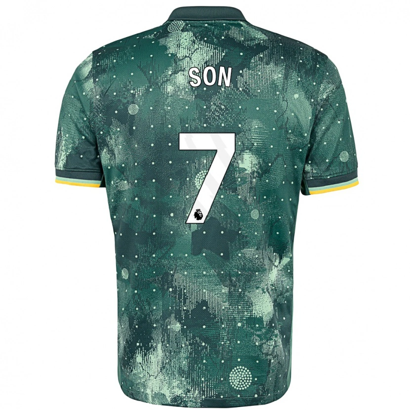 Danxen Enfant Maillot Heung-Min Son #7 Vert Menthe Troisieme 2024/25 T-Shirt