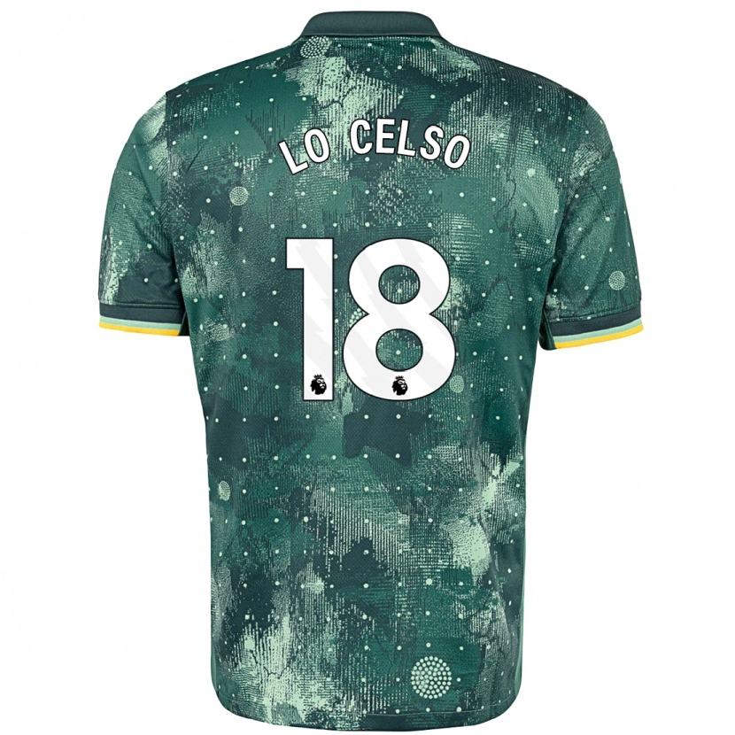 Danxen Enfant Maillot Giovani Lo Celso #20 Vert Menthe Troisieme 2024/25 T-Shirt