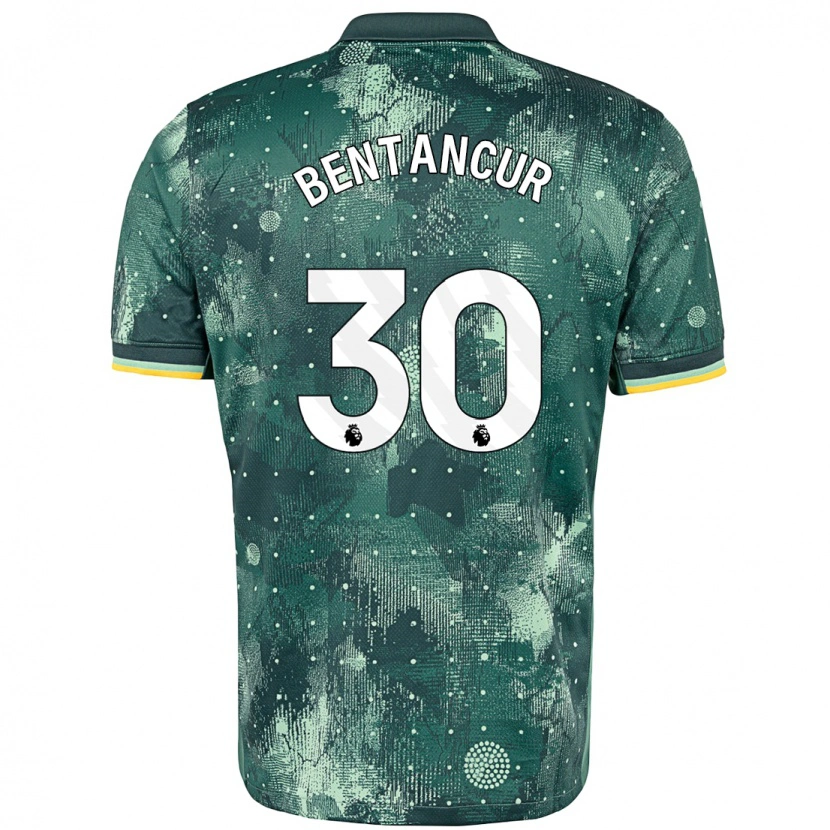 Danxen Enfant Maillot Rodrigo Bentancur #30 Vert Menthe Troisieme 2024/25 T-Shirt