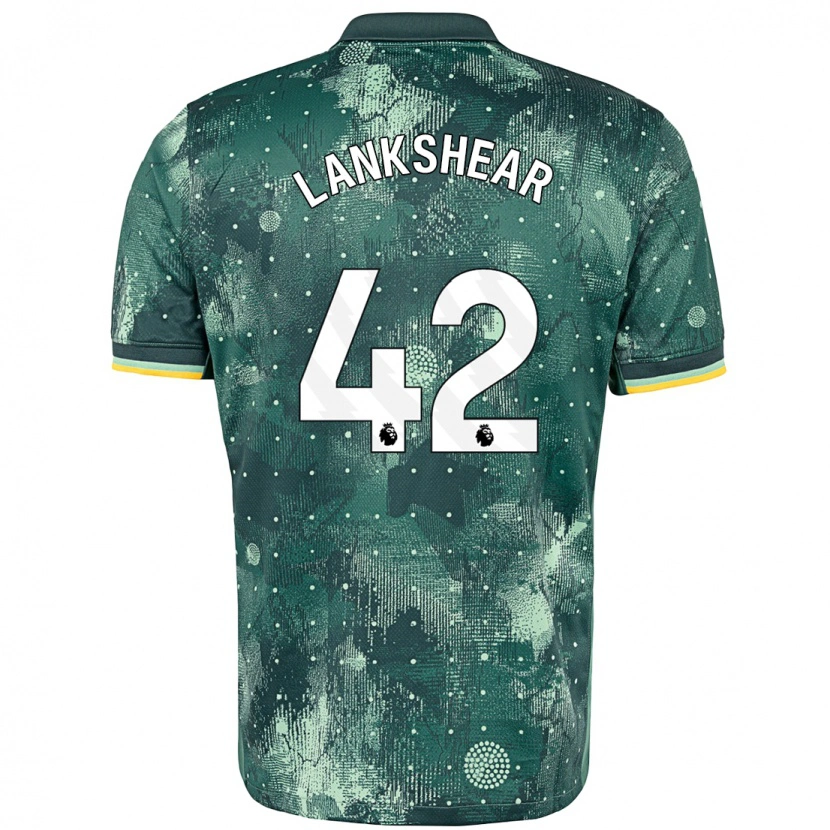 Danxen Enfant Maillot Will Lankshear #42 Vert Menthe Troisieme 2024/25 T-Shirt