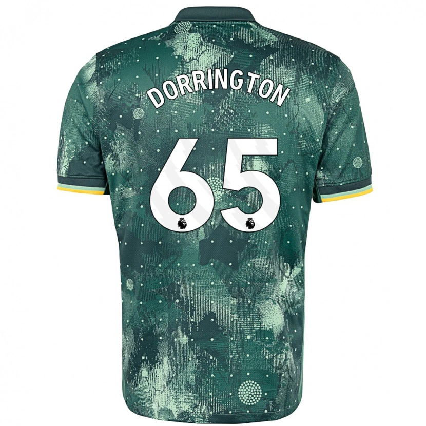 Danxen Enfant Maillot Alfie Dorrington #65 Vert Menthe Troisieme 2024/25 T-Shirt