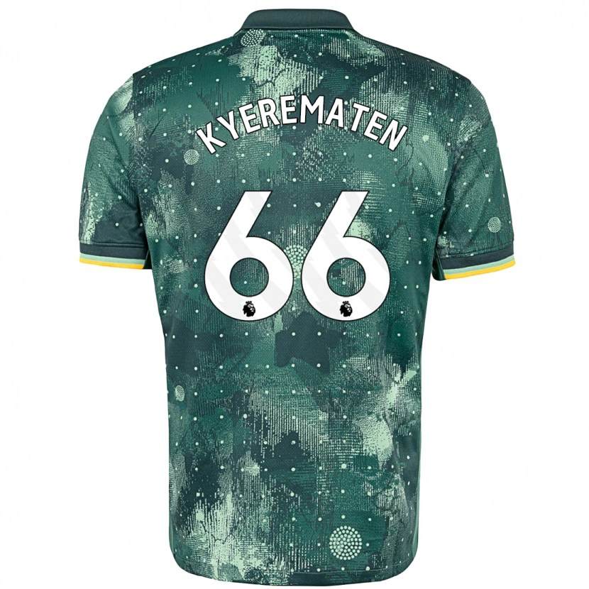 Danxen Enfant Maillot Rio Kyerematen #66 Vert Menthe Troisieme 2024/25 T-Shirt