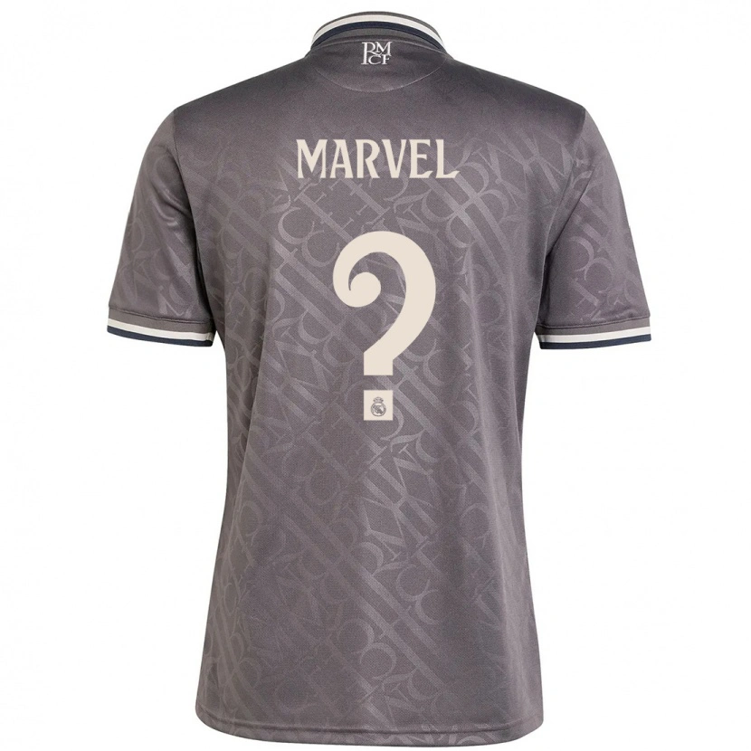 Danxen Enfant Maillot Marvel #0 Anthracite Troisieme 2024/25 T-Shirt